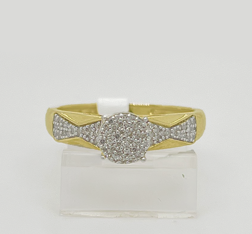 Gold Diamond Engagement Ring