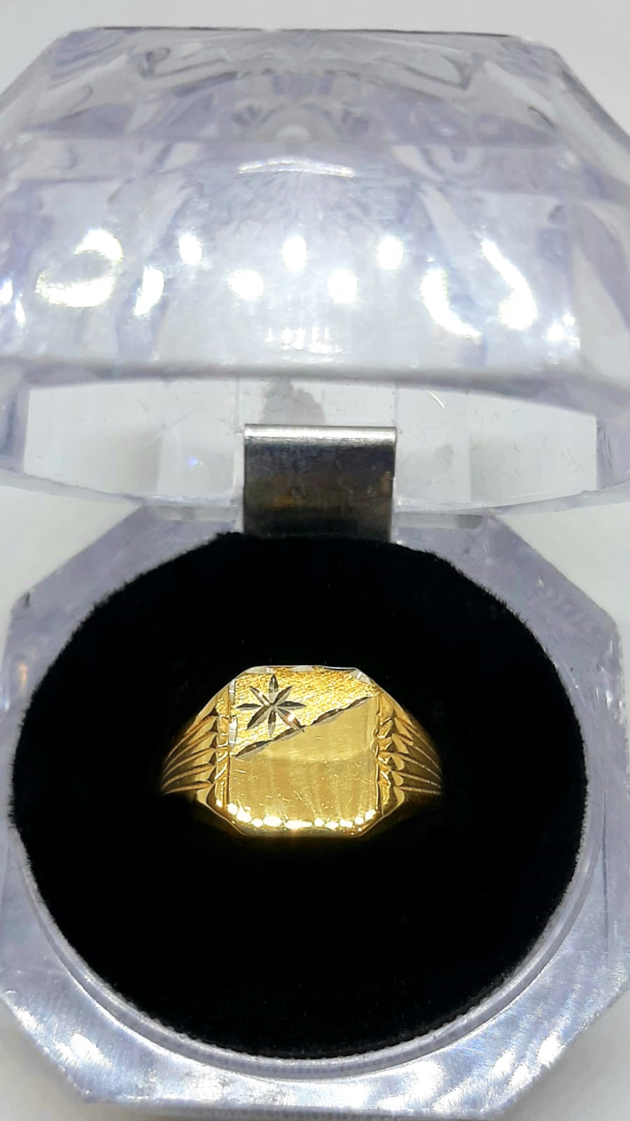 Gold Gent Ring