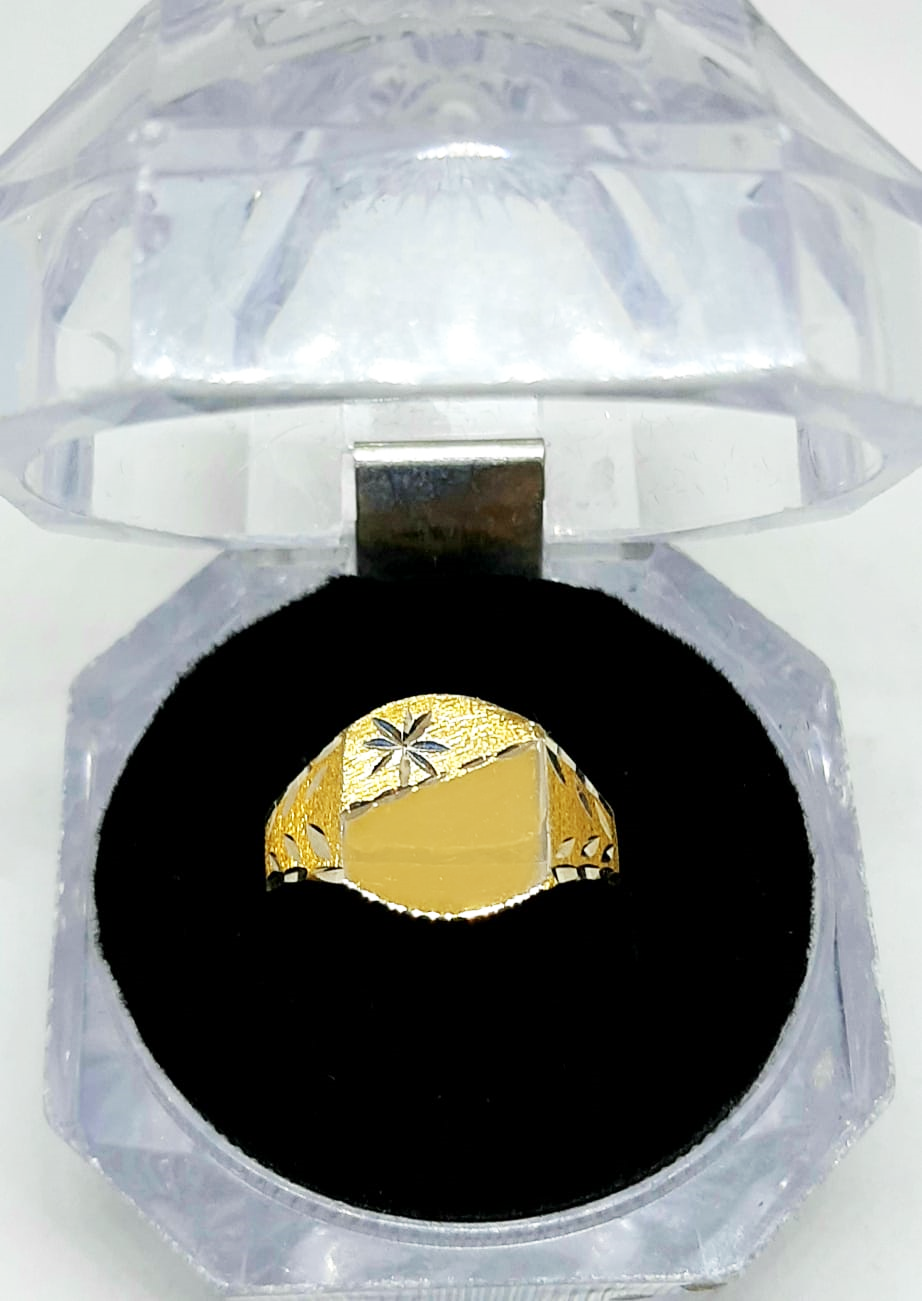 Gold Gent Ring