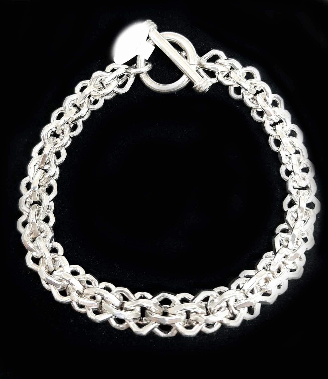 Silver Gent Hand Band